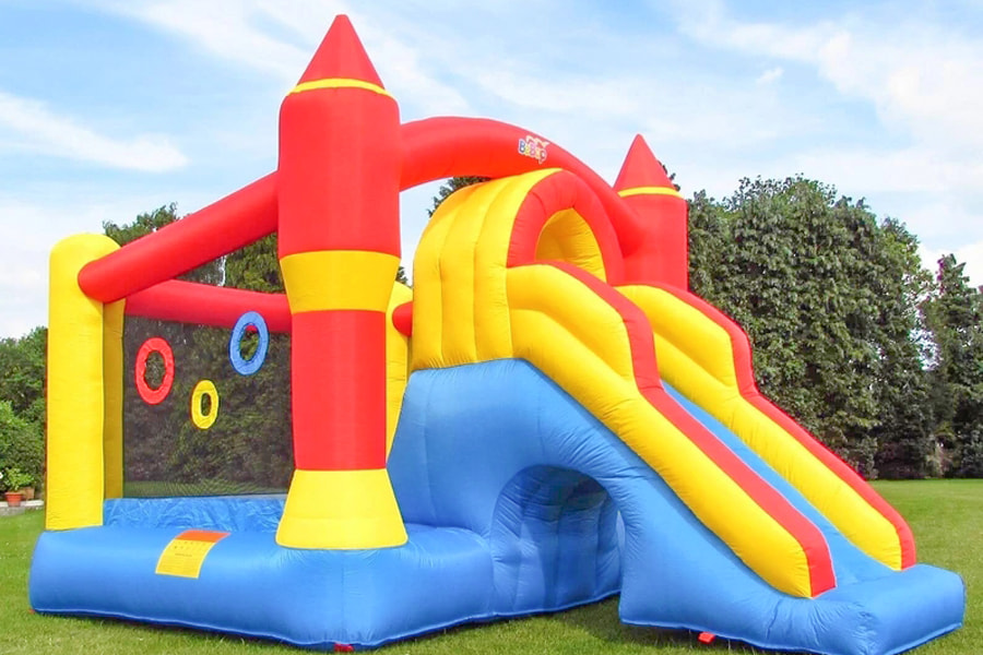 Fire Retandant High Tensile Strength PVC Inflatable Fabric For Kids Bouncy Castle Water Slide PVC Inflatable Toy Cloth